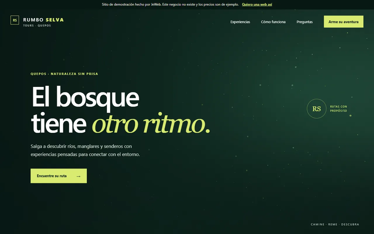 Demostración: Rumbo Selva Tours